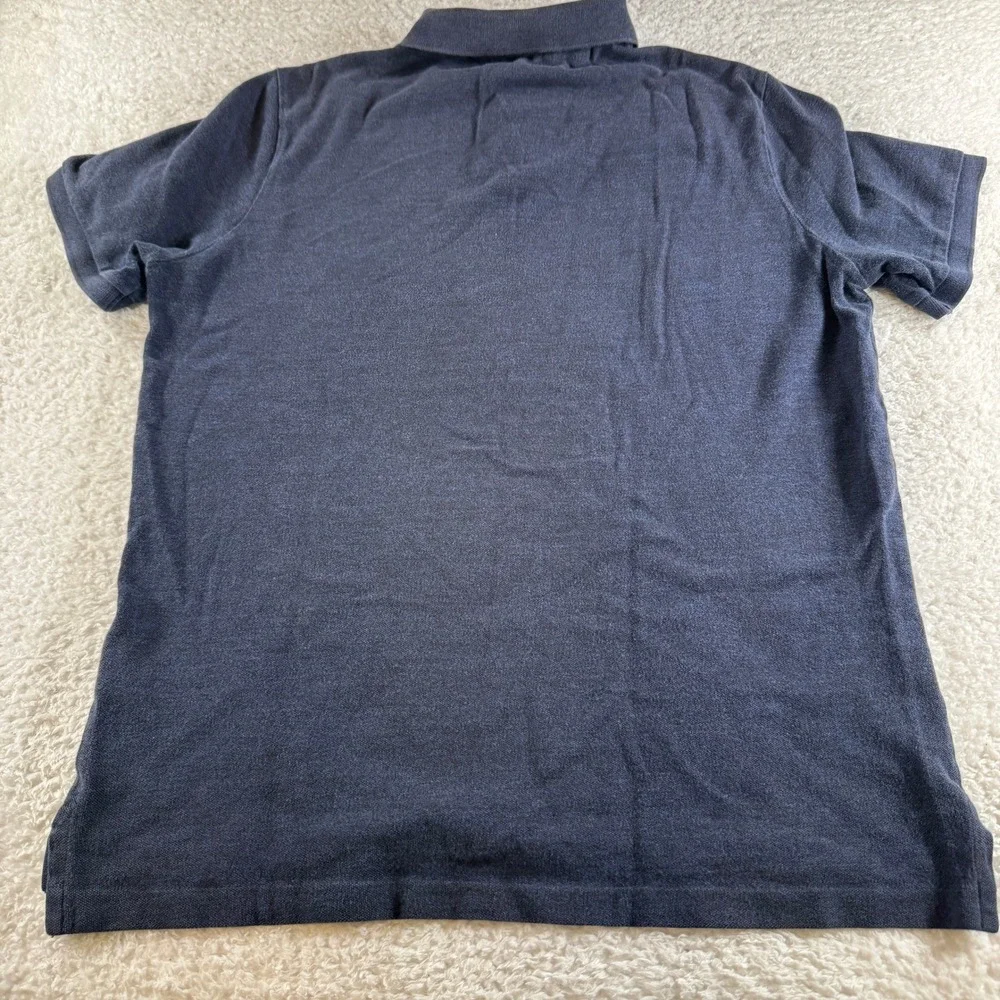 Polo Ralph Lauren Classic Fit Short Sleeve Polo Shirt Blue Pony Golf Collar Sz M